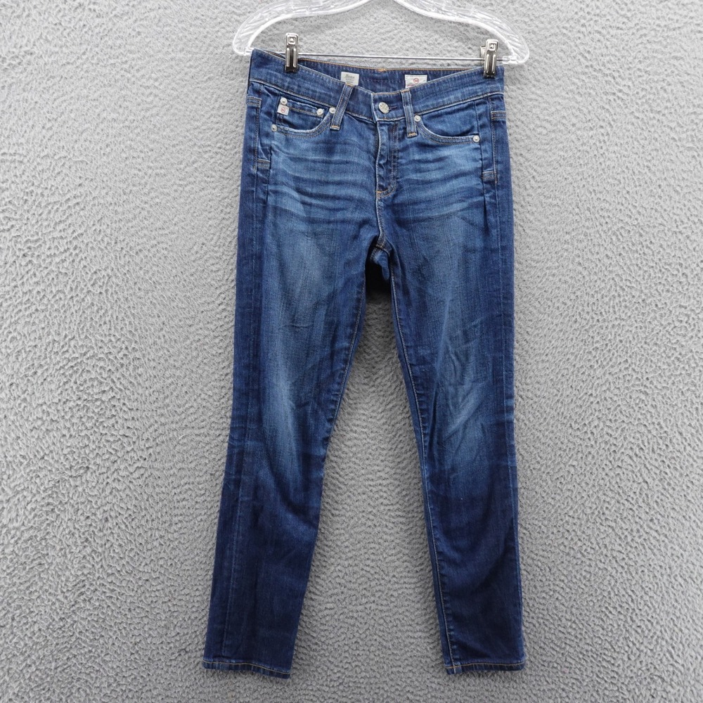 AG Adriano Goldschmied Beau Slouchy Skinny Jeans 24 Women Stretch Ankle